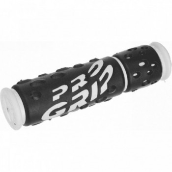 Progrip 953 MTB Grips in White/Black Rubber for Adults - Comfort & Control - 1