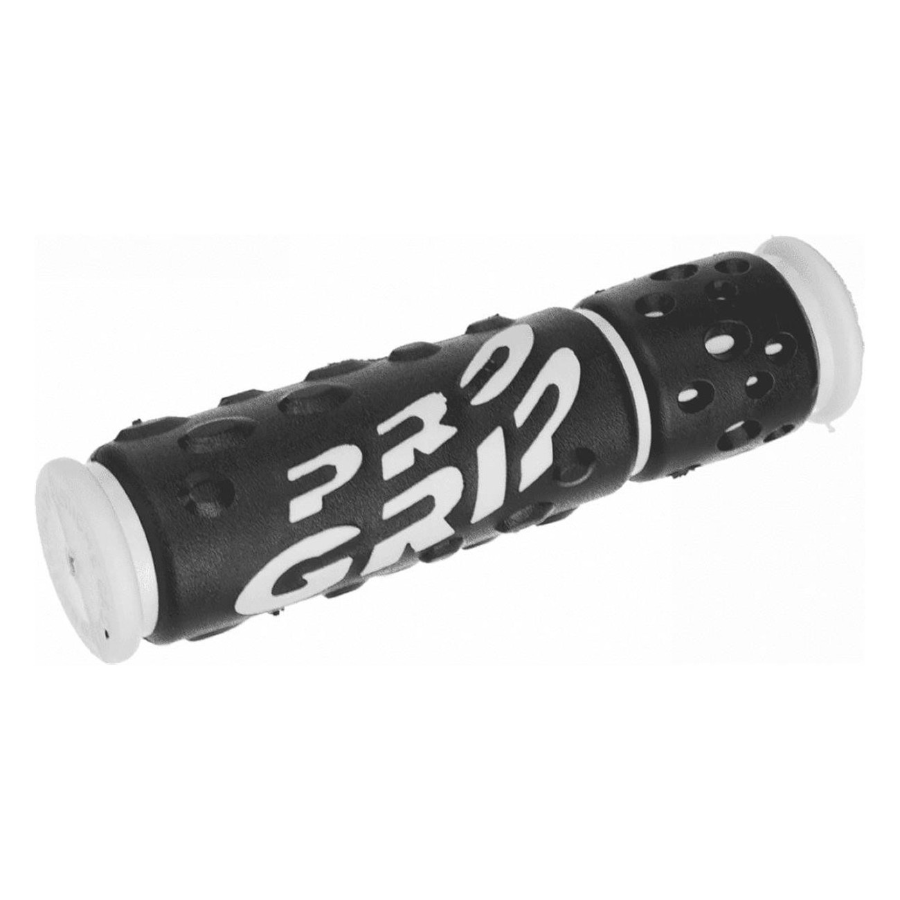 Puños MTB Progrip 953 de Goma Blanco/Negro para Adultos - Comodidad y Control - 1