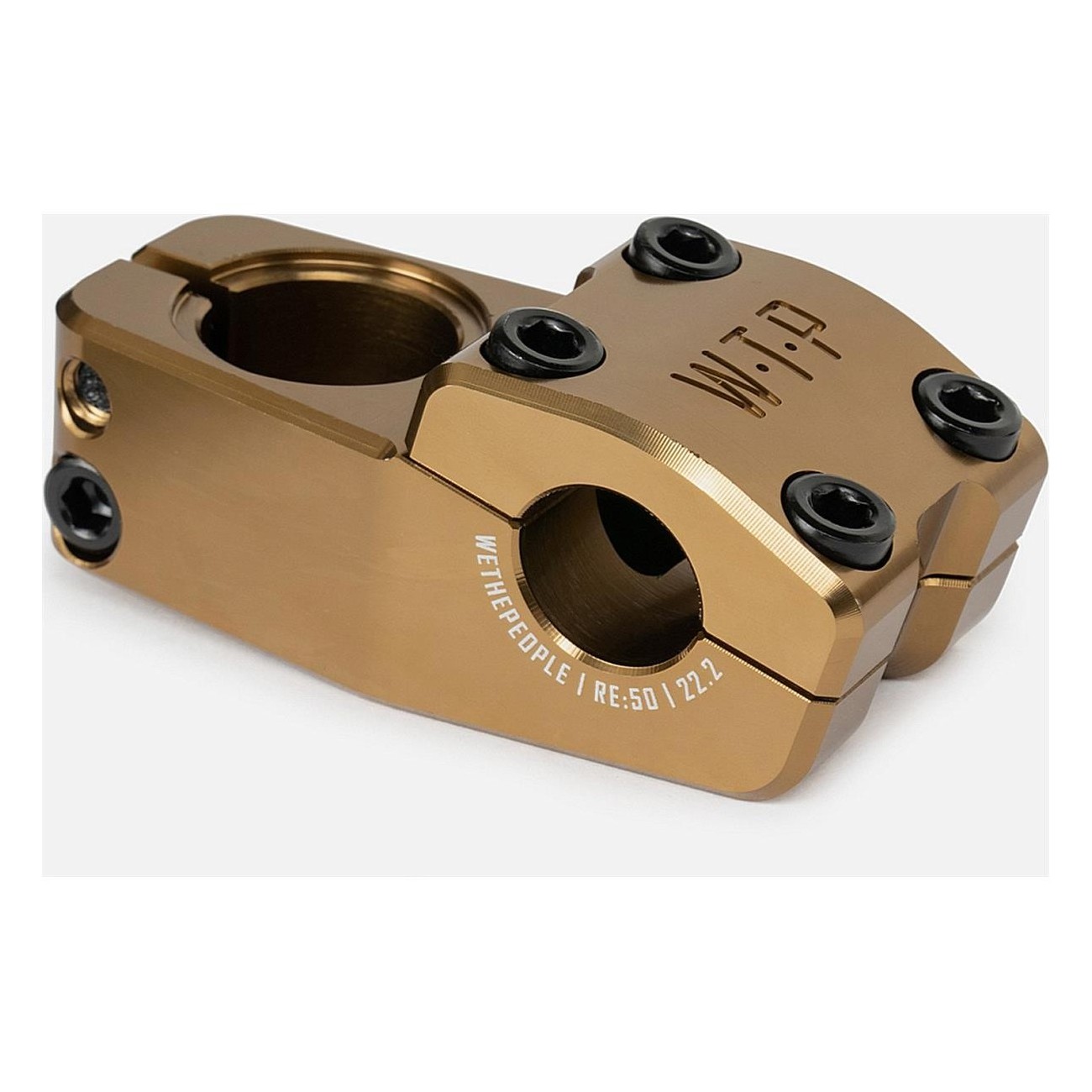 Wethepeople Logic Handlebar Stem in Bronze, 27mm Rise, 22.2mm Clamp, Toploader - 1