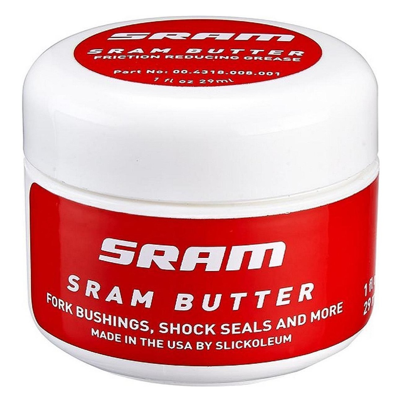 Grasso SRAM Butter 1 oz per Riduzione Attrito Slickoleum - Consigliato per Componenti Bici - 1 - Grasso - 0710845746420