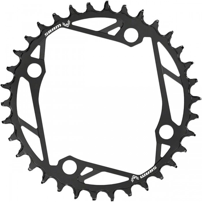 Steel Chainring 38T 12V Black BCD 104mm T-Type Eagle Transmission - 1