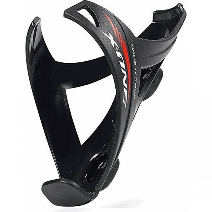 X1 Matte Black Polycarbonate Bottle Cage 45g with Satin Finish - RaceOne - 1