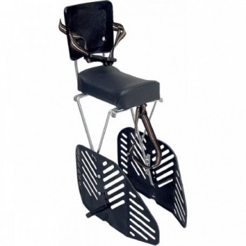 Seggiolino Posteriore Imbottito Deluxe in Acciaio Nero MVTEK - Capacità 22kg - 1 - Seggiolini - 8005586817976