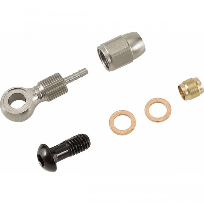 Kit de Connecteurs Hydrauliques Banjo avec Pince et Levier pour Shimano, Hayes, Tektro - 5mm/2,3mm - 1