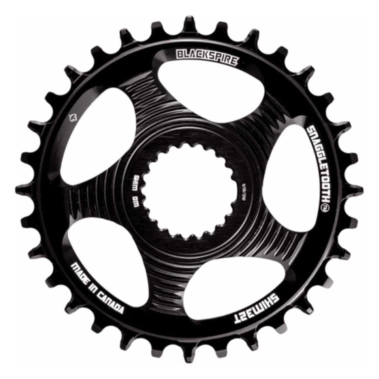 Shimano MTB 12v 34T Snaggletooth Direct Mount Chainring, Anti-Drop - 1