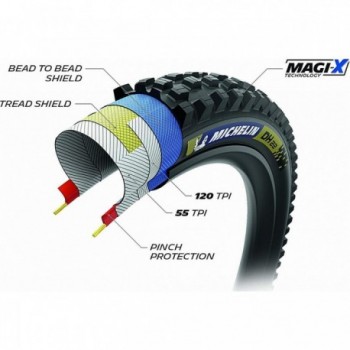 Michelin DH22 Racing Line 29' x 2.40 TLR - Maximum Grip & Puncture Protection - 2