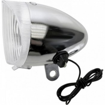 Lampe Frontale ANLUN Chromée EK avec Câble, Sans Support - 1