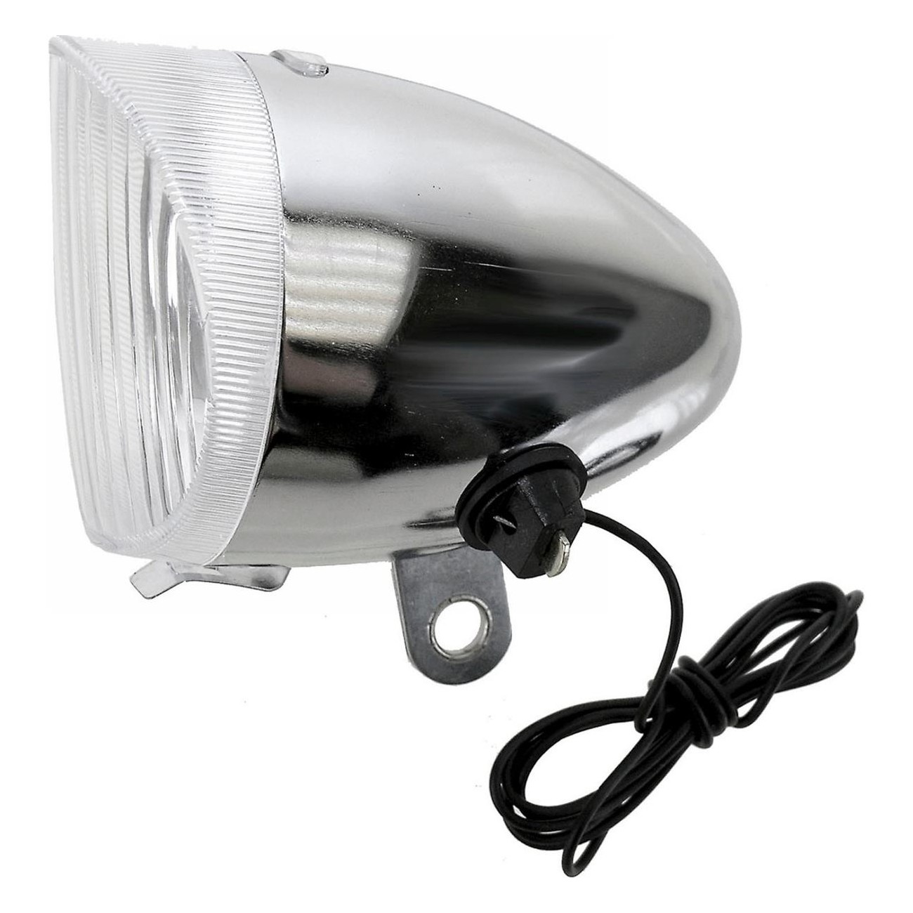 Lampe Frontale ANLUN Chromée EK avec Câble, Sans Support - 1