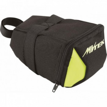 Bolsa de Sillín MTB BIG Negro/Amarillo - Amplio Espacio para Aventuras - 1