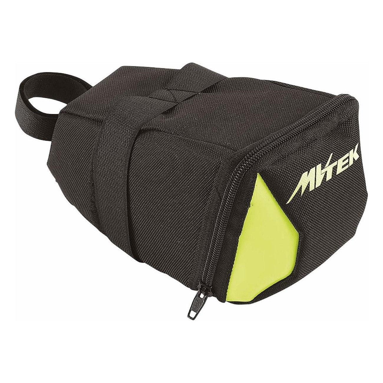 Bolsa de Sillín MTB BIG Negro/Amarillo - Amplio Espacio para Aventuras - 1