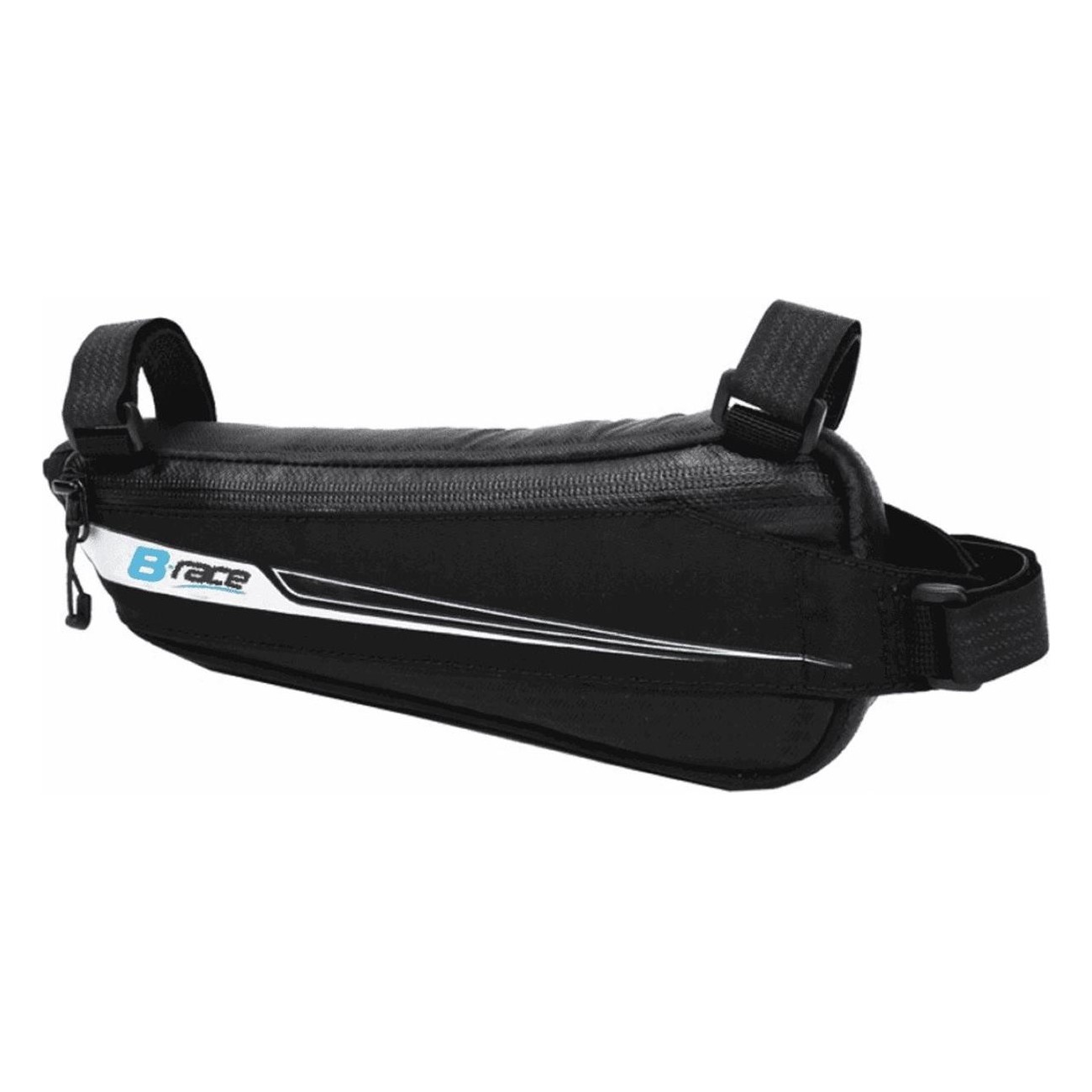 Sacoche de Cadre Vélo 0.6L Noire Compacte 25x4x9 cm 103g - 1