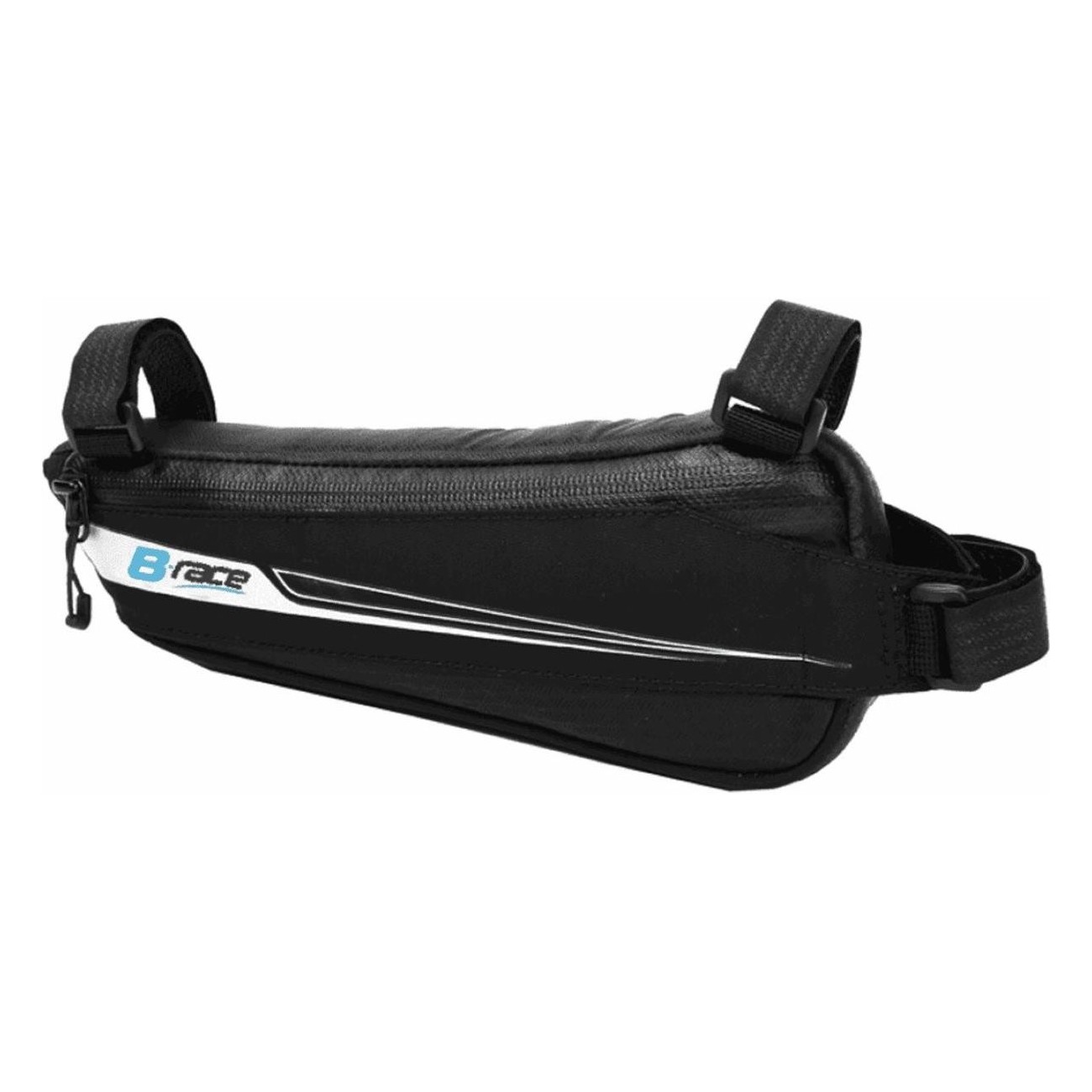 Sacoche de Cadre Vélo 0.6L Noire Compacte 25x4x9 cm 103g - 2