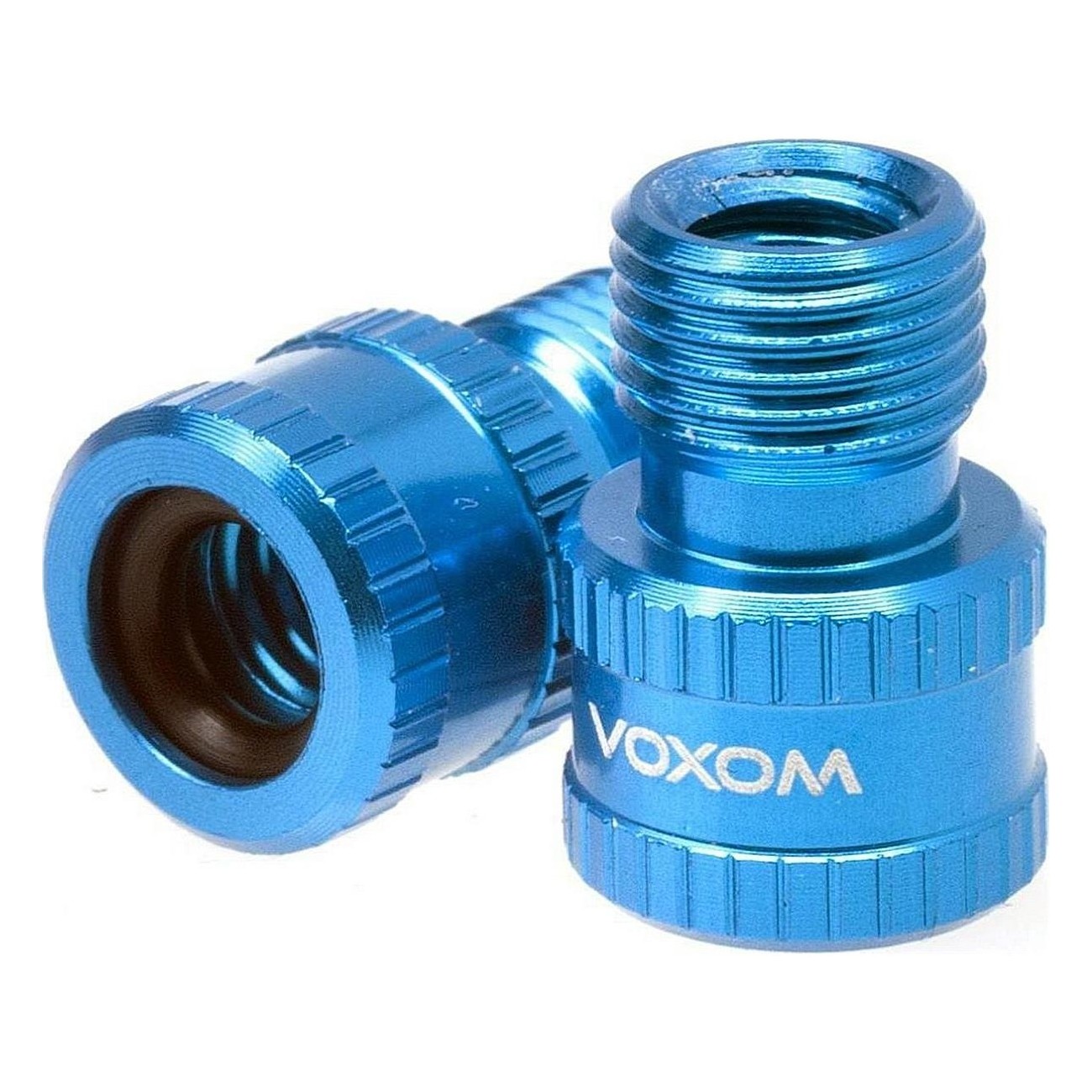 Adaptateur Valve Presta à Schrader Voxom VAD1 - Set de 2 Pièces, Bleu - 1