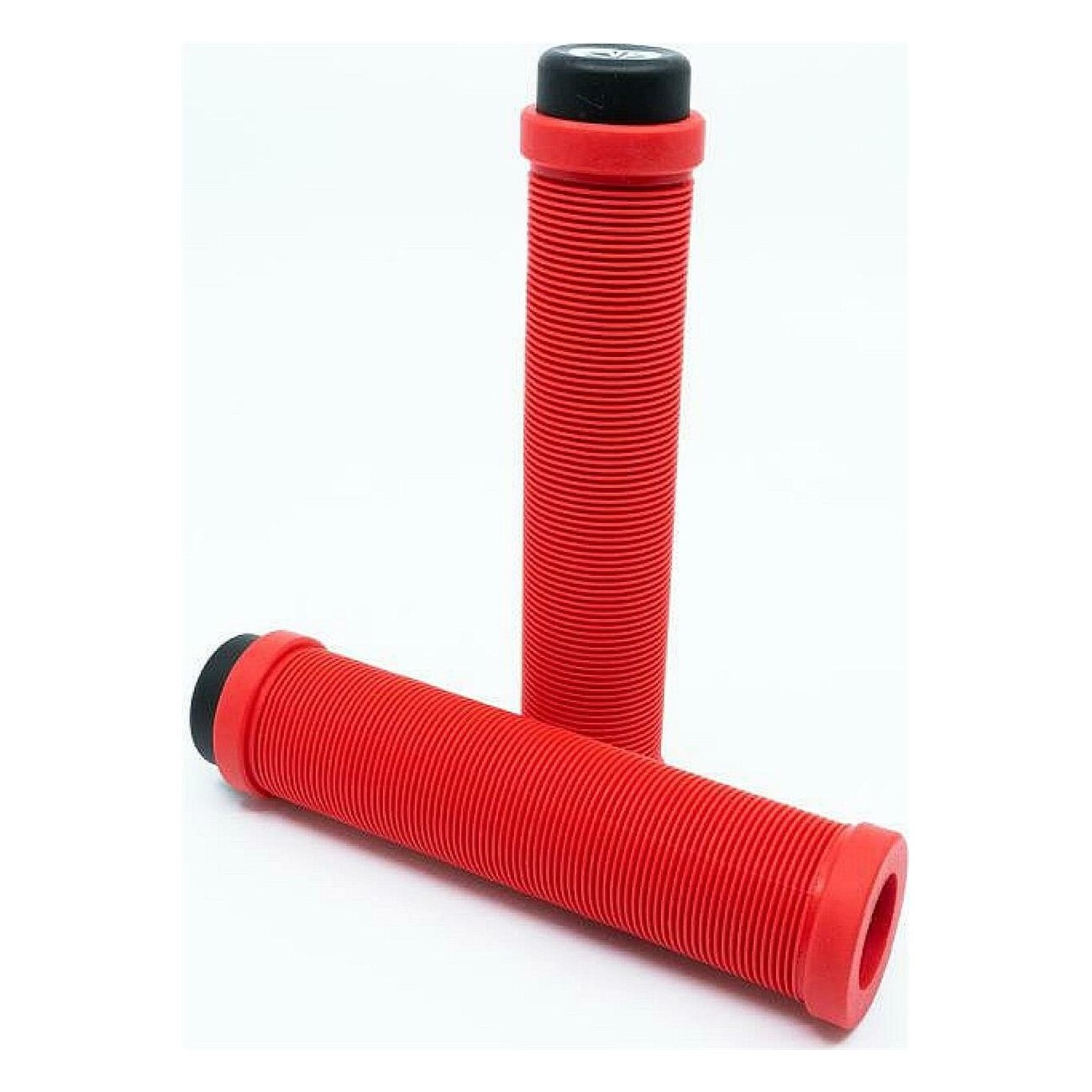 Puños Erigen Goopy Rojos Sin Flange 142mm - Estilo Hongo para Bicicleta - 1