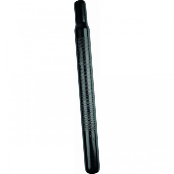 Black Grooved Steel Seatpost 26.2x300mm - No Clamp, Durable and Reliable - 1