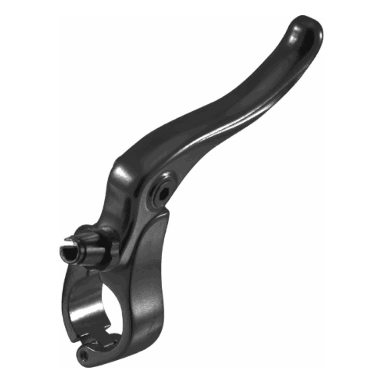 Paire de leviers de frein fixes en aluminium noir 23.8/22.2mm pour vélo urbain - 1