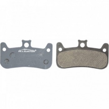 Plaquettes de frein Alligator semi-métalliques pour Formula Cura 4 piston - 1