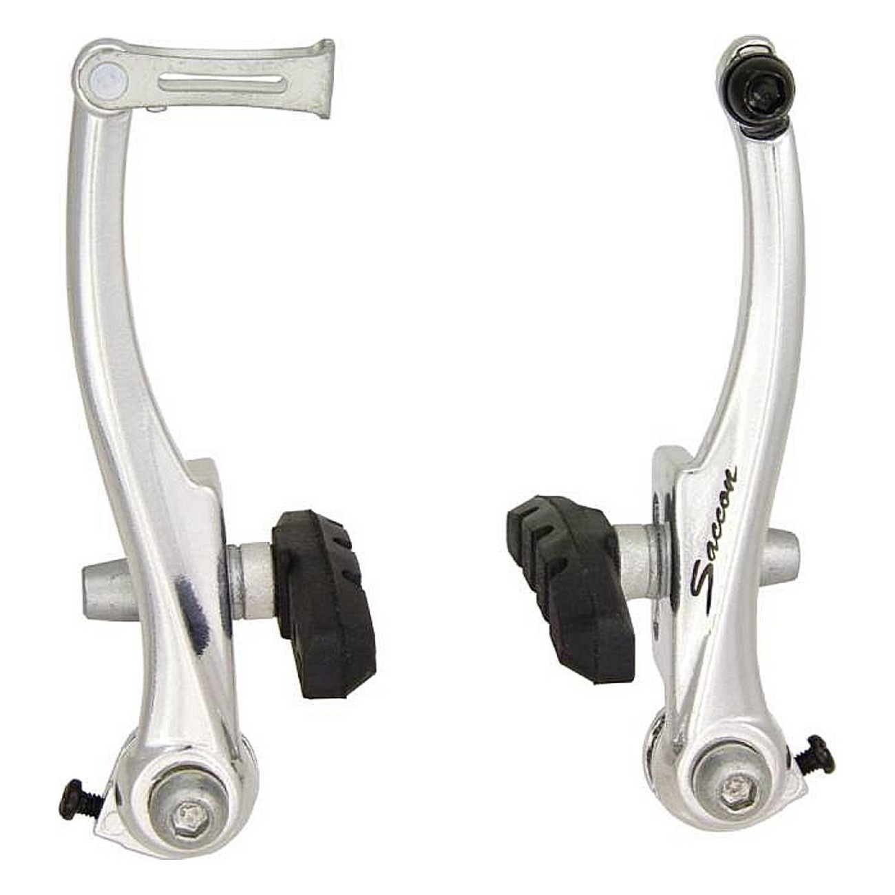 Freni V-Brake in Alluminio Silver 2025 per Mountain Bike - Leggeri e Resistenti - 1 - Pinze e comandi - 8053329965781