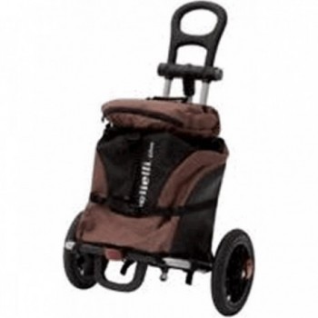 B-TOURIST Brown Utility Cart with Quick Attachment by Bellelli - 1