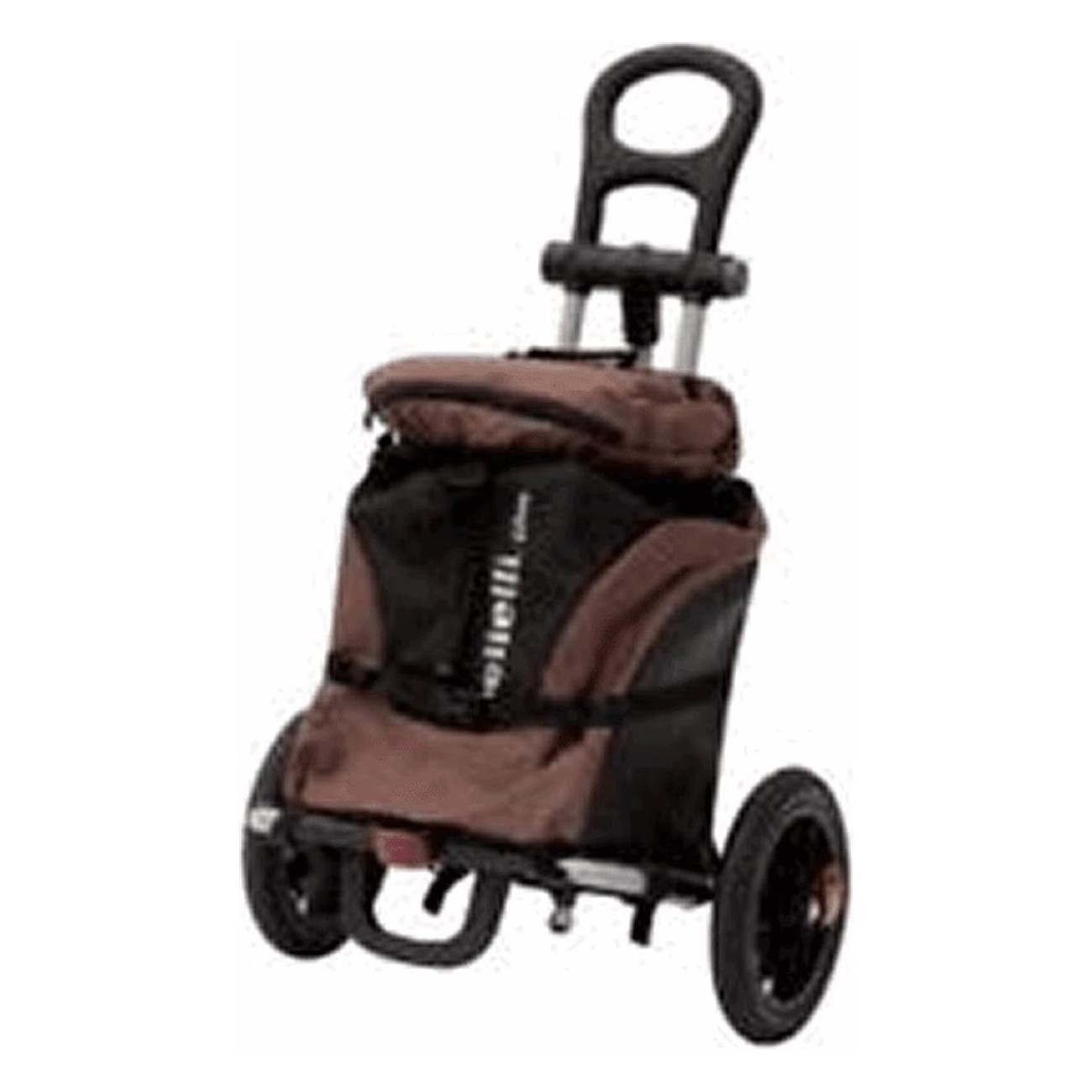 B-TOURIST Brown Utility Cart with Quick Attachment by Bellelli - 1