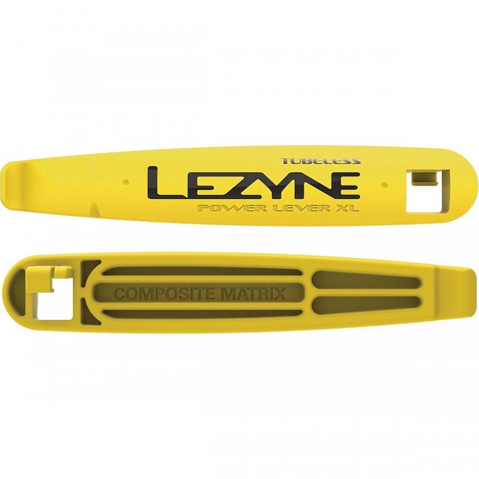 Levier de pne tubeless Lezyne Power XL Jaune - Résistant et Confortable - 1