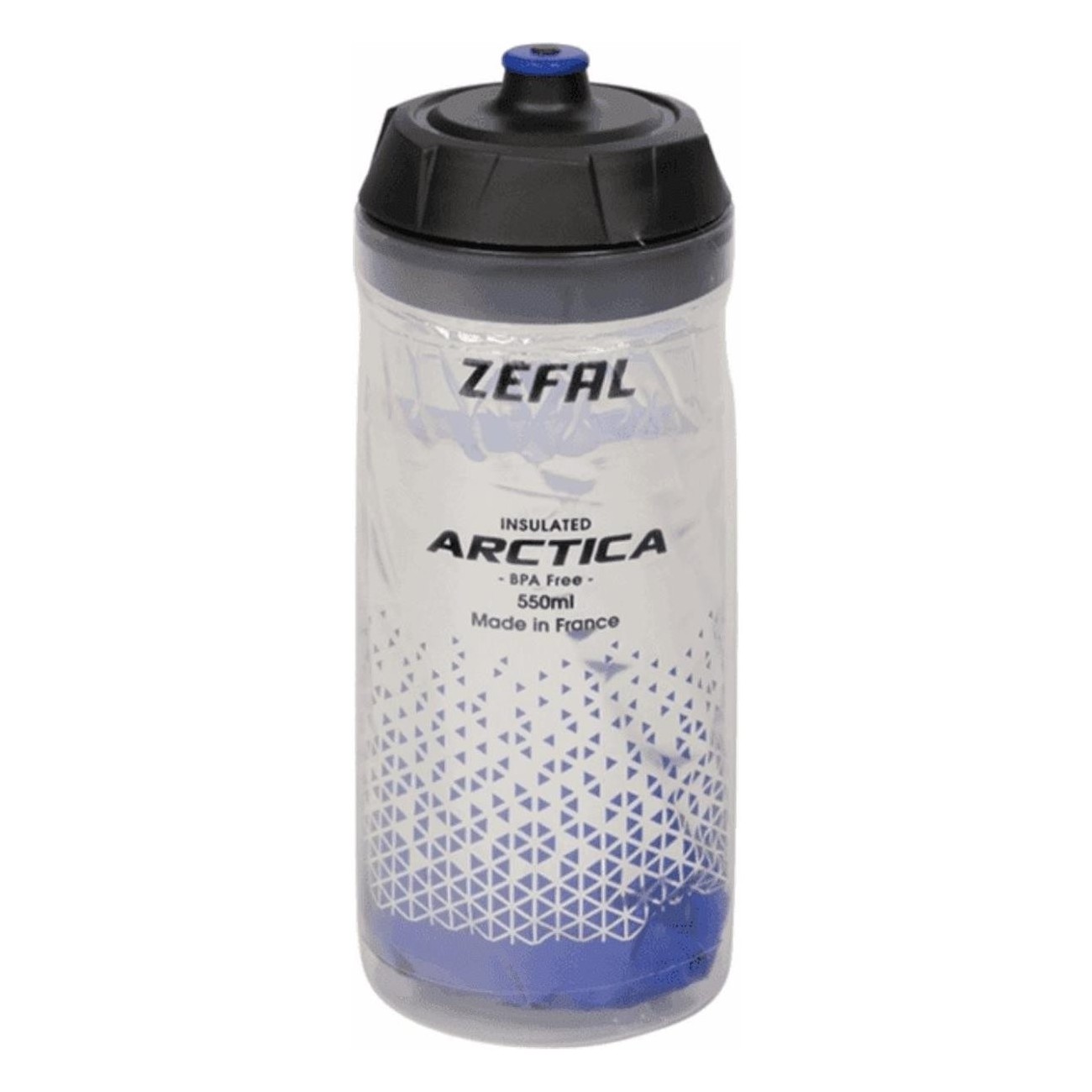 Thermal Bottle 550 ml Gray-Blue Polypropylene with Metallic Coating - 1