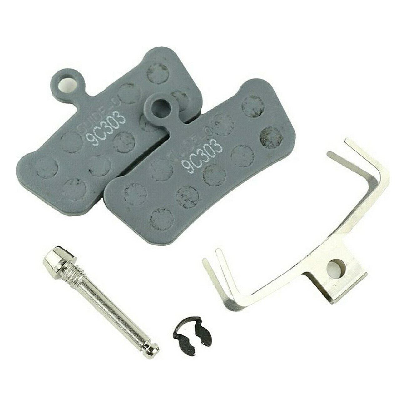 Organic Disc Brake Pads with Steel Support for MTB - Powerful for Trail and Riding - 1