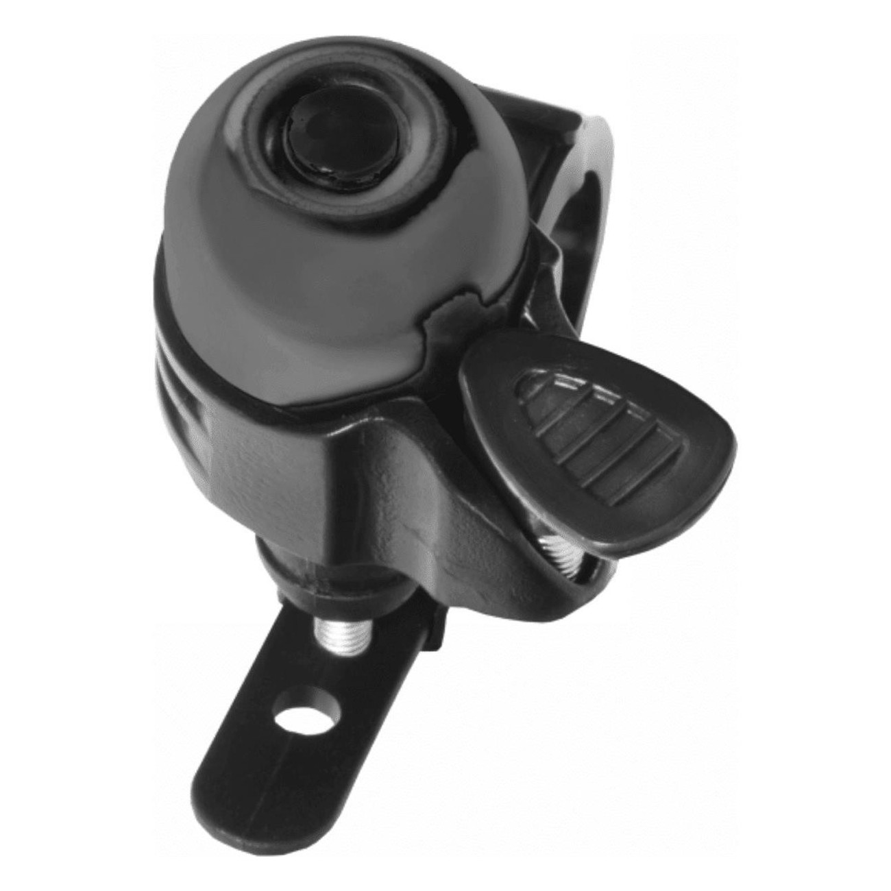 Timbre para Bicicleta Din Din de Cobre Negro Ø23 mm con Soporte Universal - 1