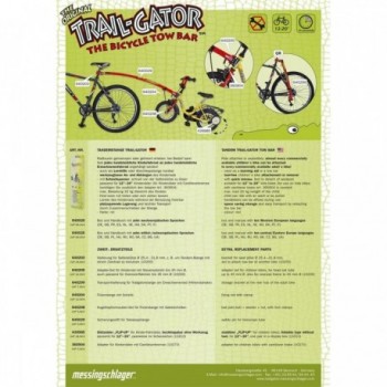 Bilingual Promotional Brochure Trailgator DE/EN for Targeted Sales - 1