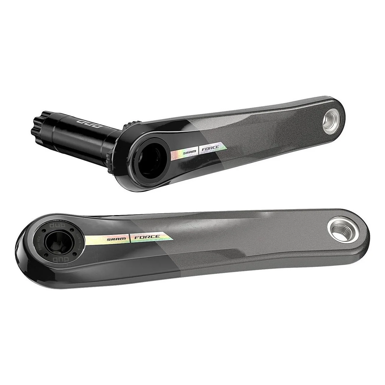 Pedivelle SRAM Force AXS Wide 170mm Iridescent con Interfaccia 8 Bulloni e Compatibilità DUB - 1 - Pedivelle - 0710845887253