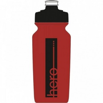 HERO Trinkflasche 500ml Rot mit ULTRA MVTEK Deckel - Elegantes Design - 1