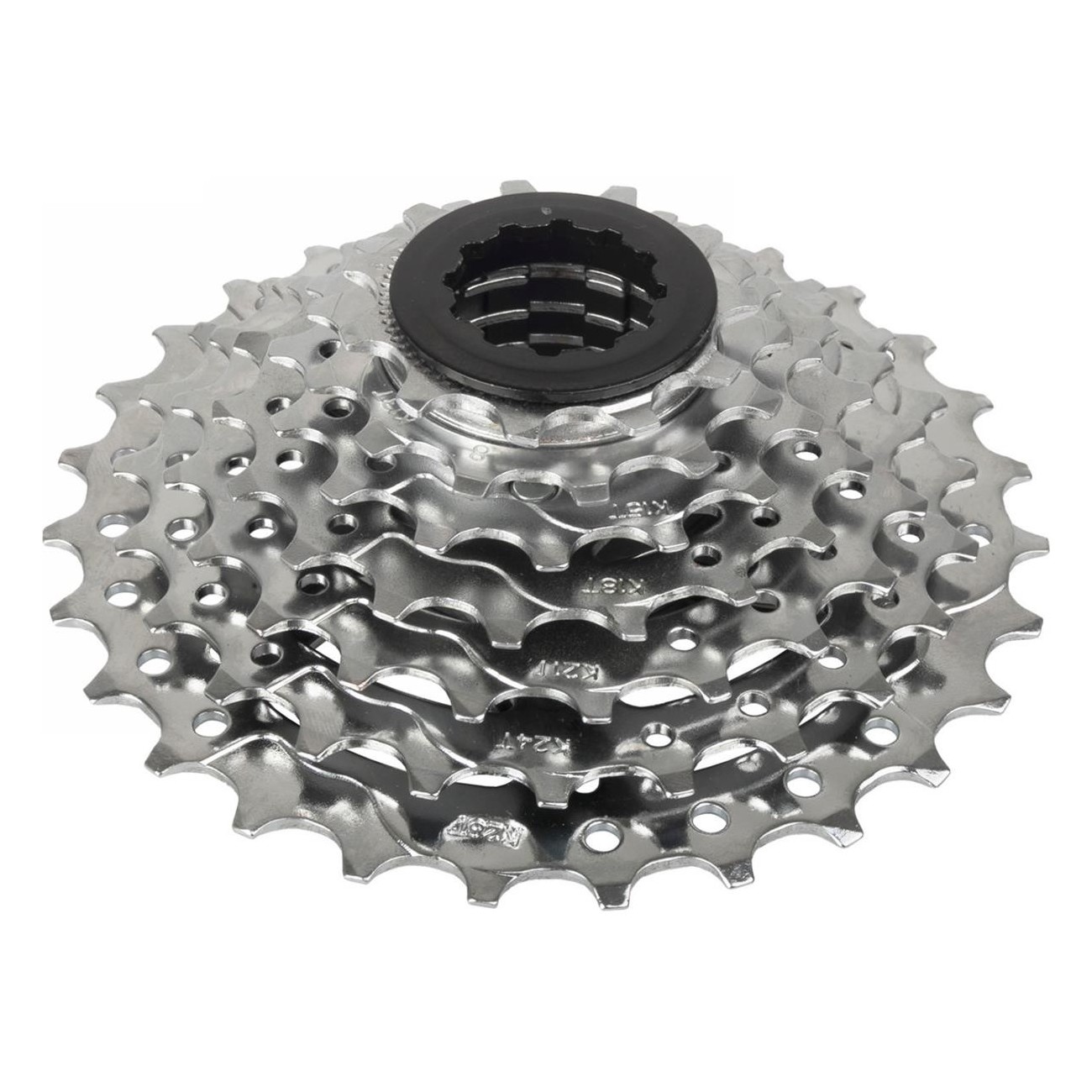 7-Speed Cassette 11-28 Teeth Silver Compatible with Shimano Steel - 1