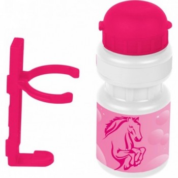 Biberon per Bambini PBO 300 Horse Rosa con Design Cavallo - 2 - Borracce - 0887539027698