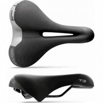 Sella T3 Gel Flow Nero 210x267mm - Comfort Sportouring, 480g - 1 - Selle - 8030282510869