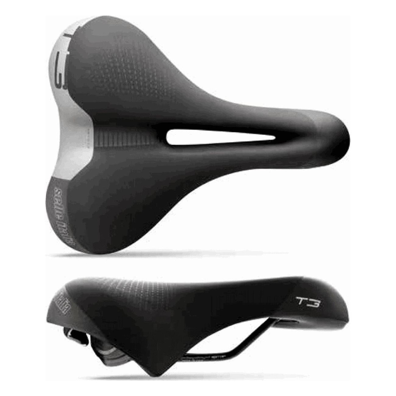 T3 Gel Flow Black Saddle 210x267mm - Comfort Sportouring, 480g - 1