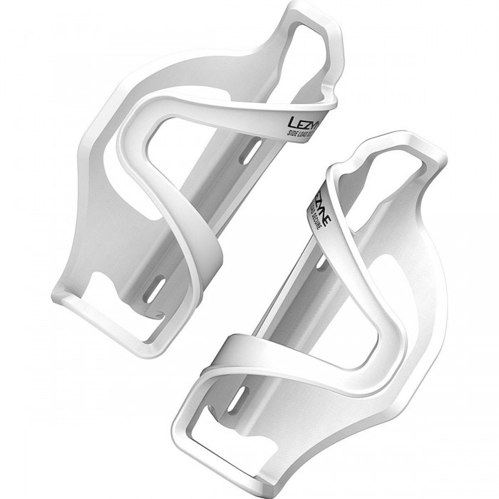 Portabotellas Lezyne Flow Cage SL-Pair Blanco - Par de Ligero y Resistente - 1