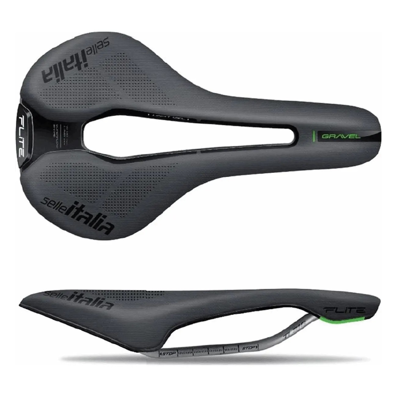 Selle Italia Flite Boost Gravel Black Superflow 135x250mm - 228g - 1