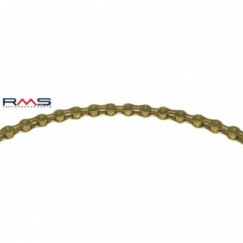 10-Speed X10EL Gold Chain with Ti-N Treatment, 114 Links, Lightweight & Smooth - 1