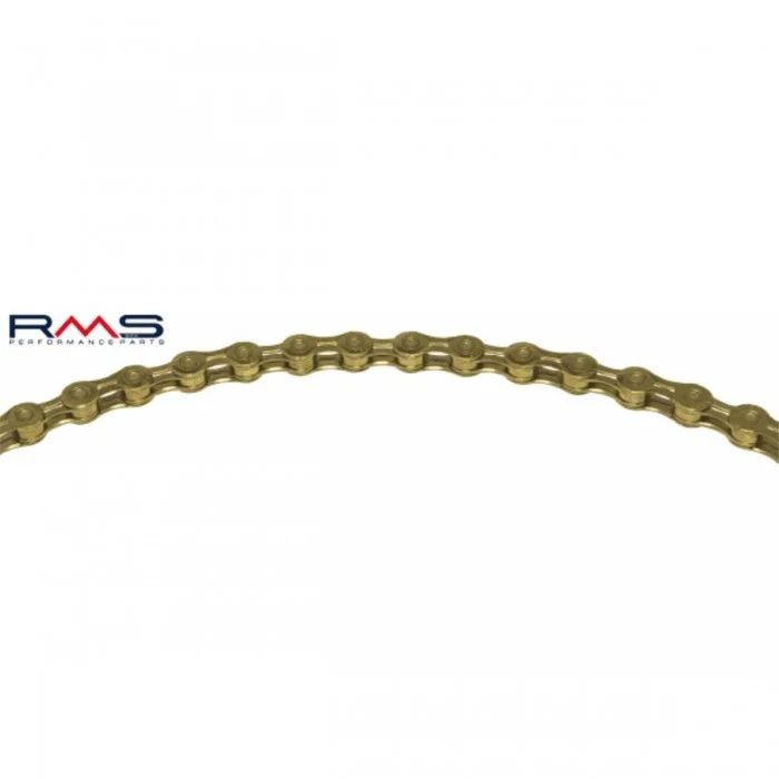 10-Speed X10EL Gold Chain with Ti-N Treatment, 114 Links, Lightweight & Smooth - 1