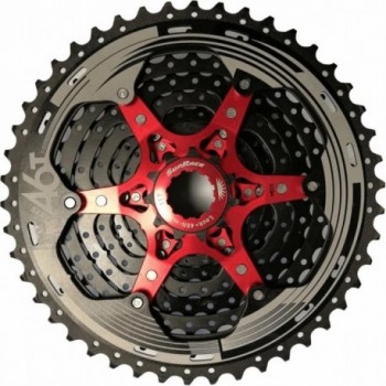 Cassetta MTB 11V 11/46 Denti in Alluminio Nero Compatibile Shimano - SUNRACE - 1 - Cassette - 4710944252378