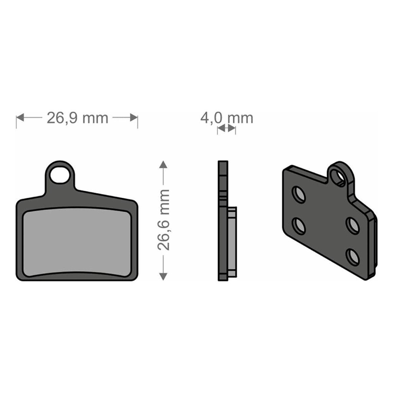 Organic Brake Pads for Stroker Ryde and Radar Hayes Brenta - Reliable Stopping - 1