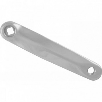 Biela Izquierda 170mm de Aluminio Plata para MTB con Eje Cuadrado - 1