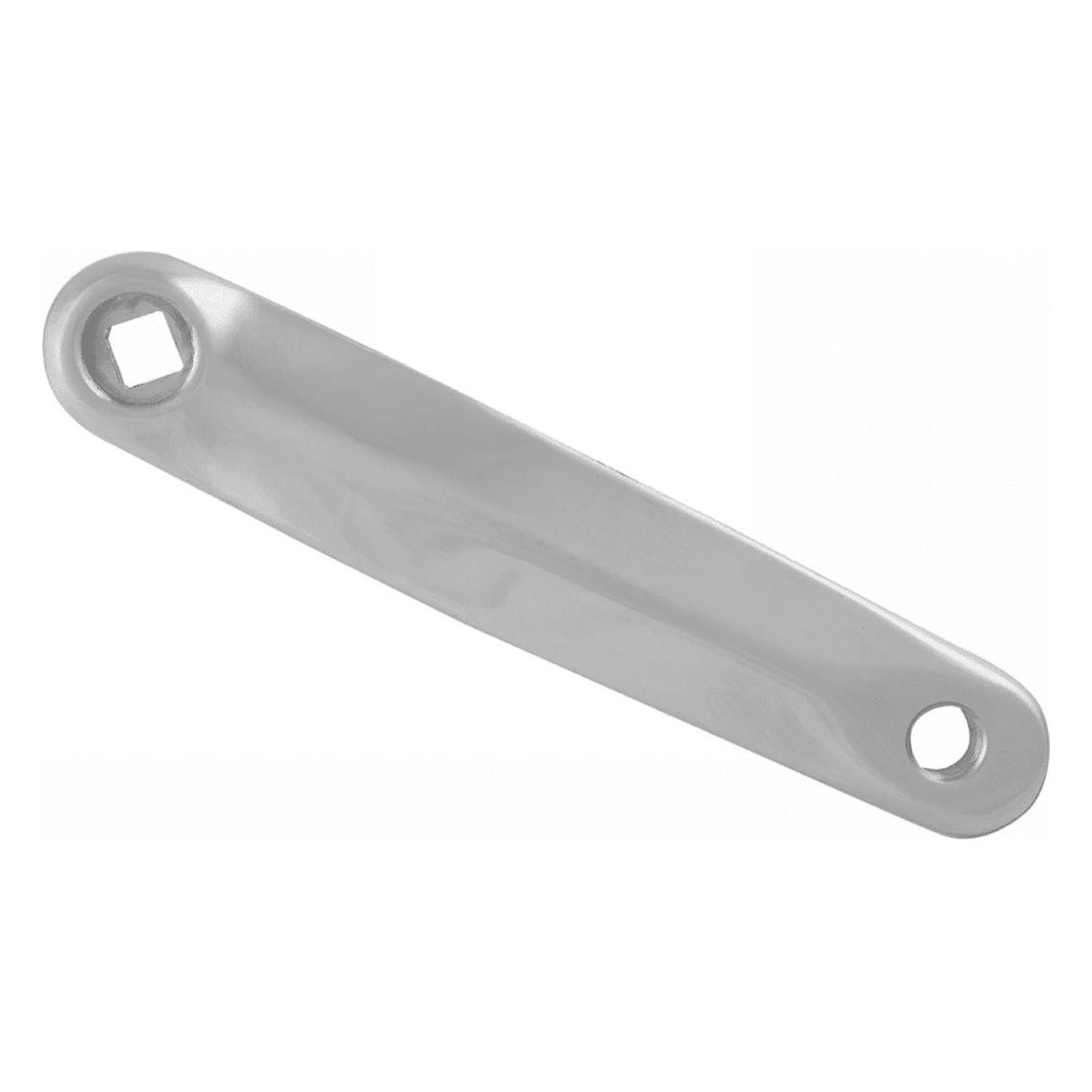 Biela Izquierda 170mm de Aluminio Plata para MTB con Eje Cuadrado - 1