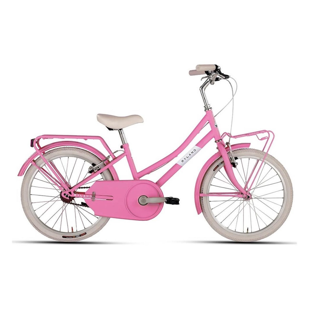 Bici da Bambina Myland Kid 20.1 Rosa 20' Senza Cambio, Telaio in Acciaio Hi-ten, Freni V-Brake - 1 - Bambino - 8059796060042