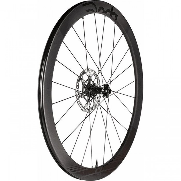 Deda SL4 DB 28x45mm Tubeless Carbon Front Wheel with 24 Disc Spokes - 1