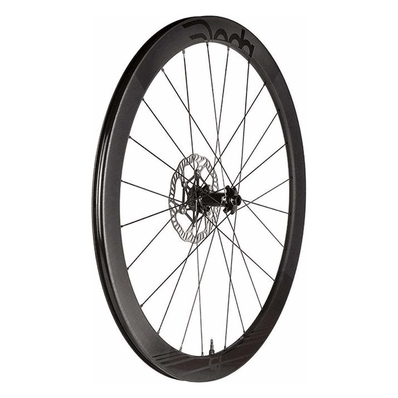 Rueda Delantera de Carbono Tubeless 28x45mm con 24 Radios Disc Deda SL4 DB - 1