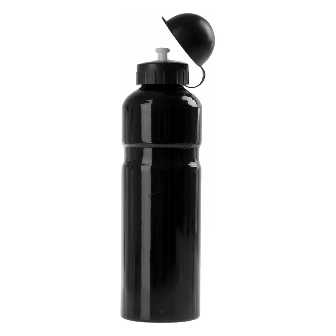 Borraccia in Alluminio Nera 750 ml con Tappo a Tenuta Certificata TÜV - 1 - Borracce - 4015493340119