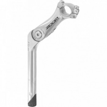 Adjustable Aluminum Handlebar Stem Silver 22x90 mm for CTB Bicycle - 1