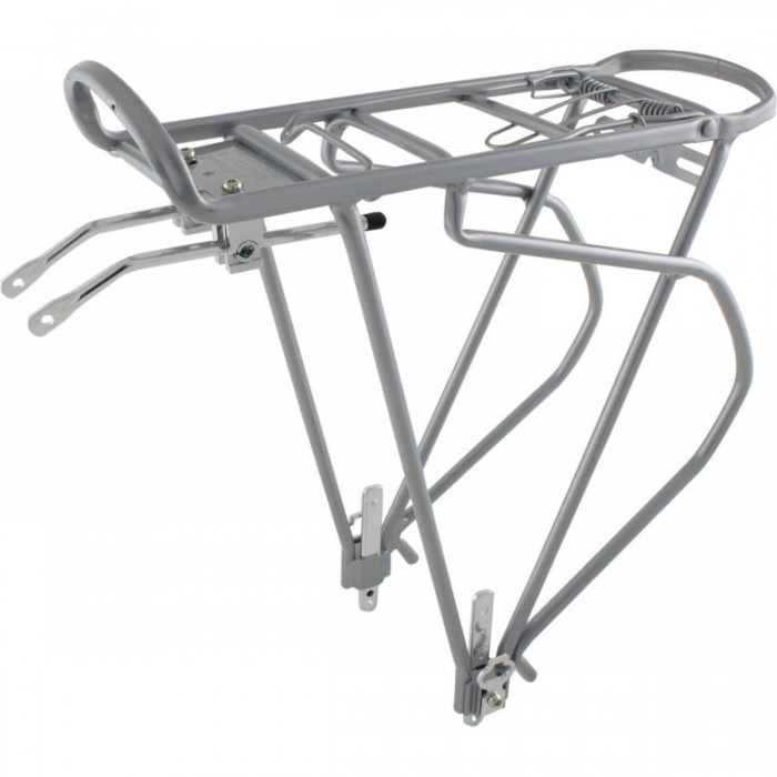 O-Stand Traveller AI Silver Aluminum Bike Rack with Spring Flap - 1