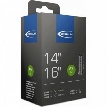 Schwalbe 14x1 3/8-16x1.50 Inner Tube with 40mm Auto Valve, ETRTO 32/47 - 288/305 - 1